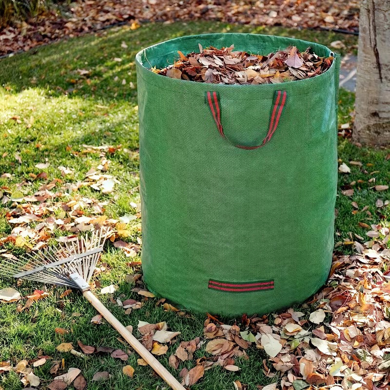 LEAF BAG 300L GARDEN BAG GRASS BASKET WASTE WITH HANDLES Brand Mensen