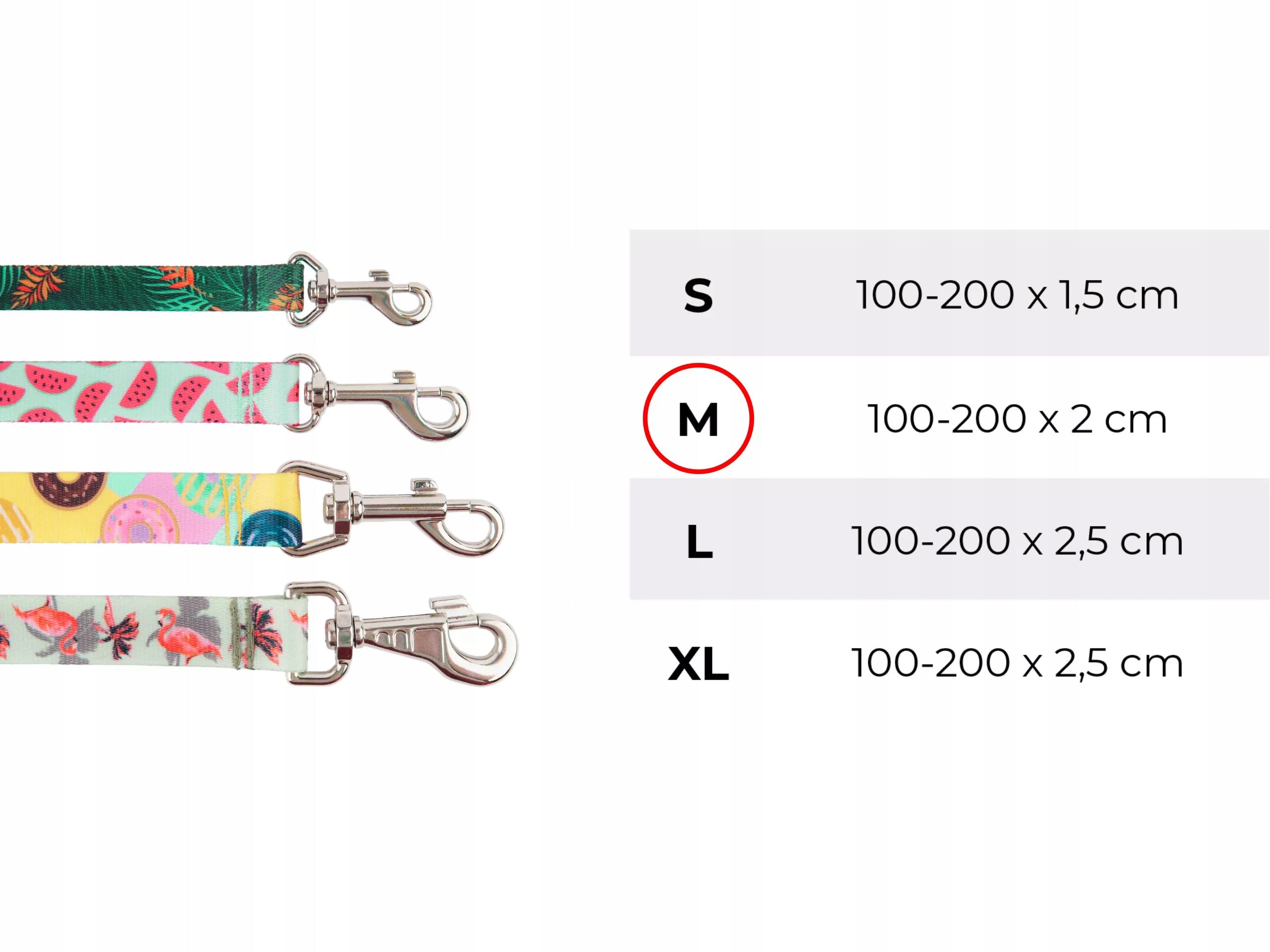 LEASH 7 IN 1 AMIPLAY BEHAPPY M 1-2M CHERRY FOR DOG Brand Amiplay