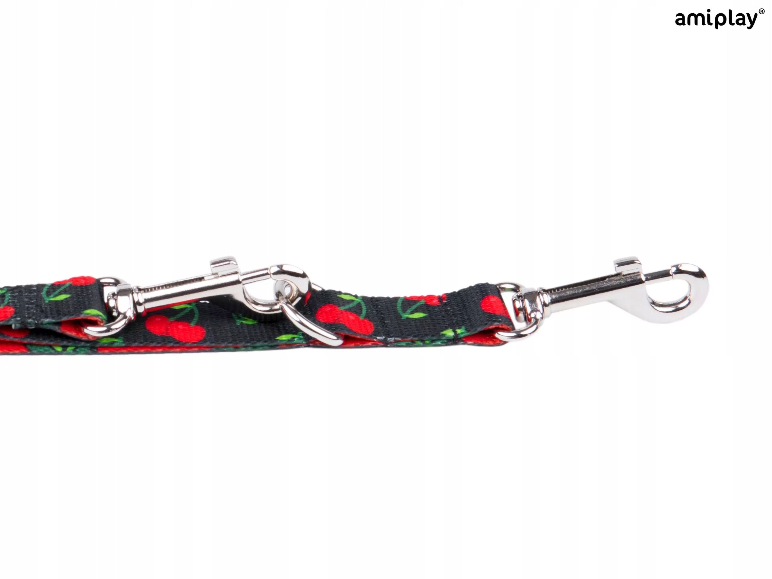 LEASH 7 IN 1 AMIPLAY BEHAPPY M 1-2M CHERRY FOR DOG Manufacturer code AMI 125738
