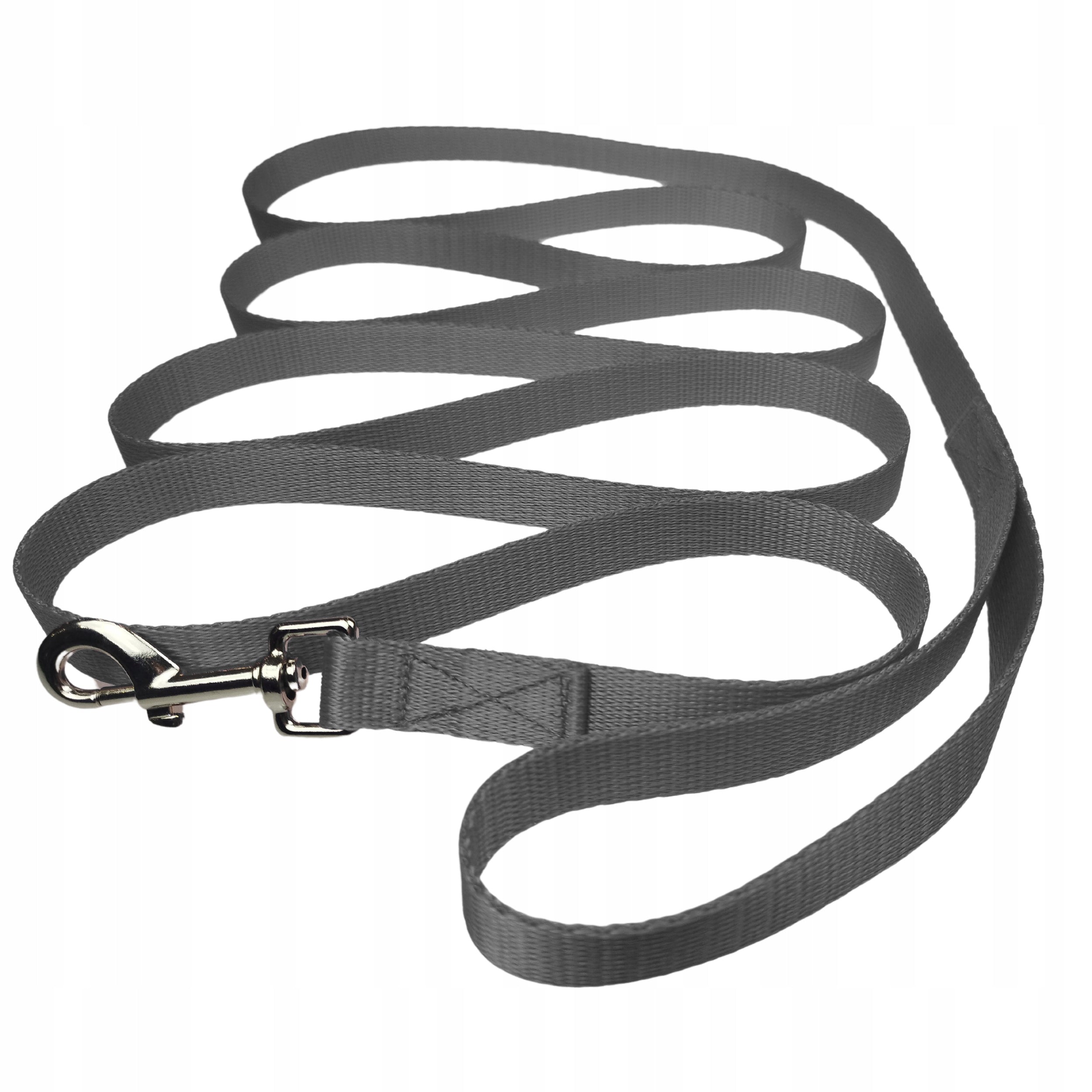 LEASH FOR BIG DOG TRAINING CITY CORD STRONG 4M GREY Manufacturer code Smycz miejska treningowa 4m