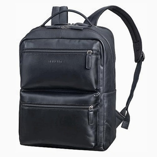 LEATHER BACKPACK GUSTAVO LARGE FOR LAPTOP 15 16 INCHES MEN'S WOMEN'S