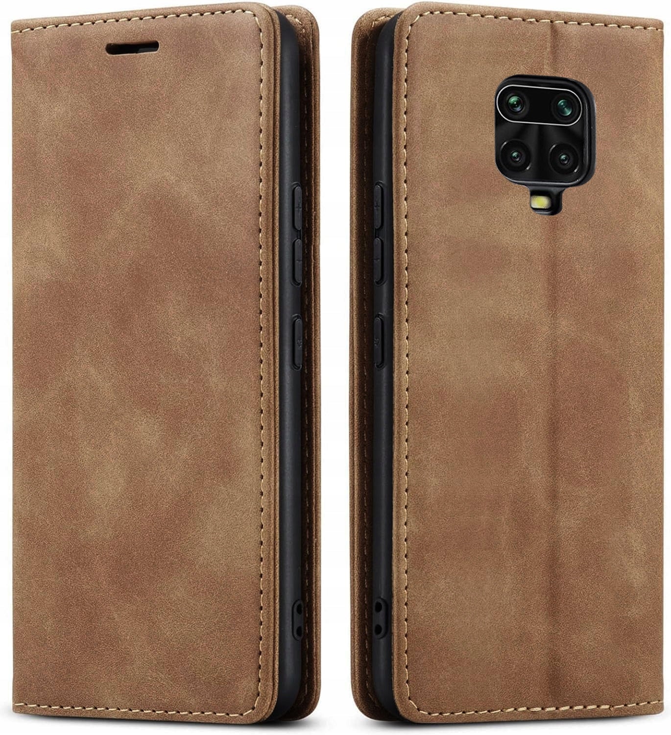 LEATHER CASE MAGNETIC SHEEP SKIN FOR XIAOMI REDMI NOTE 9 PRO / 9S +GLASS Manufacturer code let45