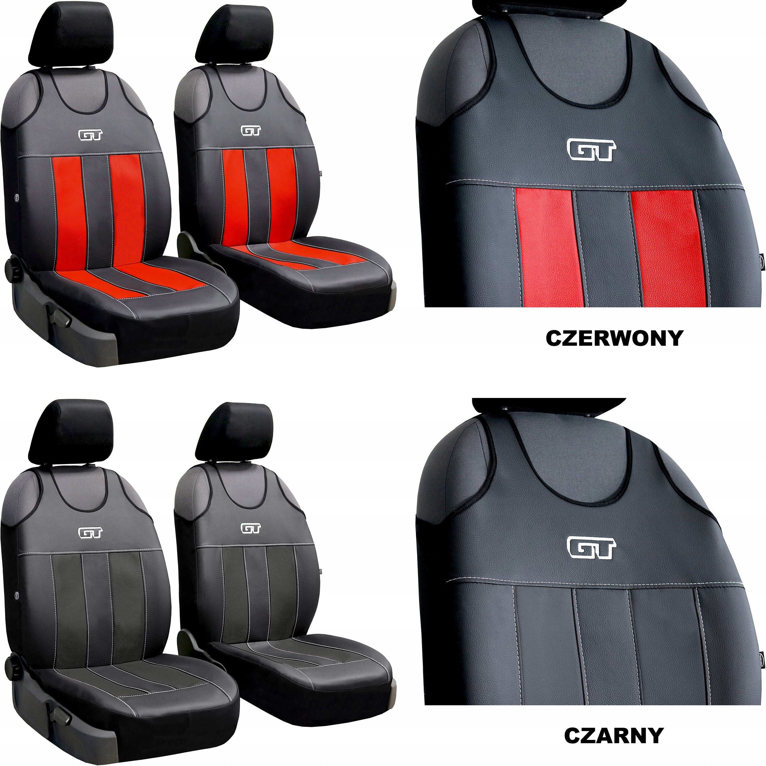 LEATHER JERSEYS CAR SEAT COVERS For front seats