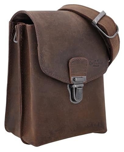 LEATHER SACHET FOR PHONE STRAP GUSTI NELLY WALNUT FOR HOME Brand no brand