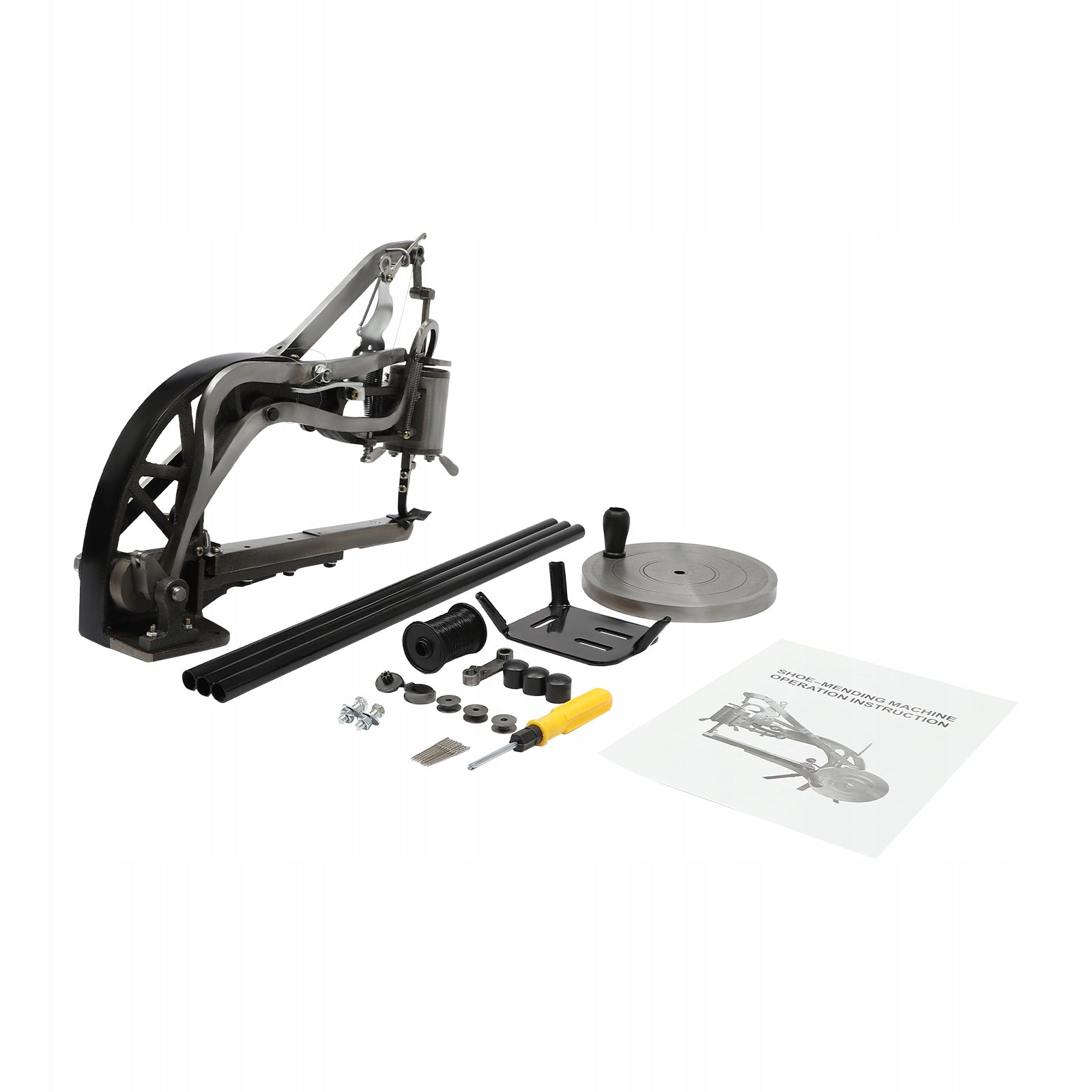 LEATHER SEWING MACHINE Manual Tanner For Shoes Repair Sewing features repairing