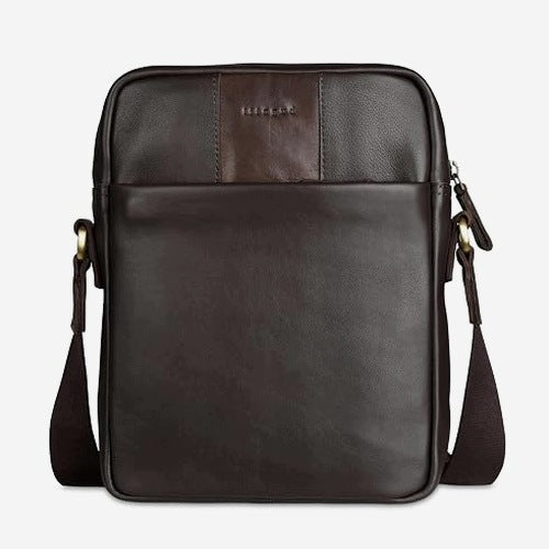 LEATHER SHOULDER BAG BUGATTI RYAN FOR MAN STRAP for home gift