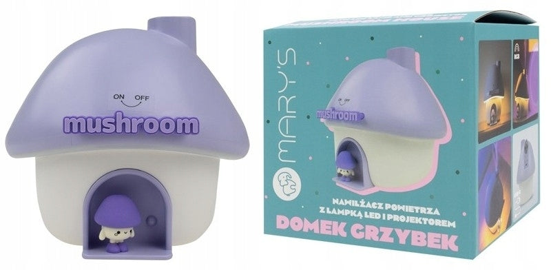LED Air Humidifier Mushroom Purple MARY'S