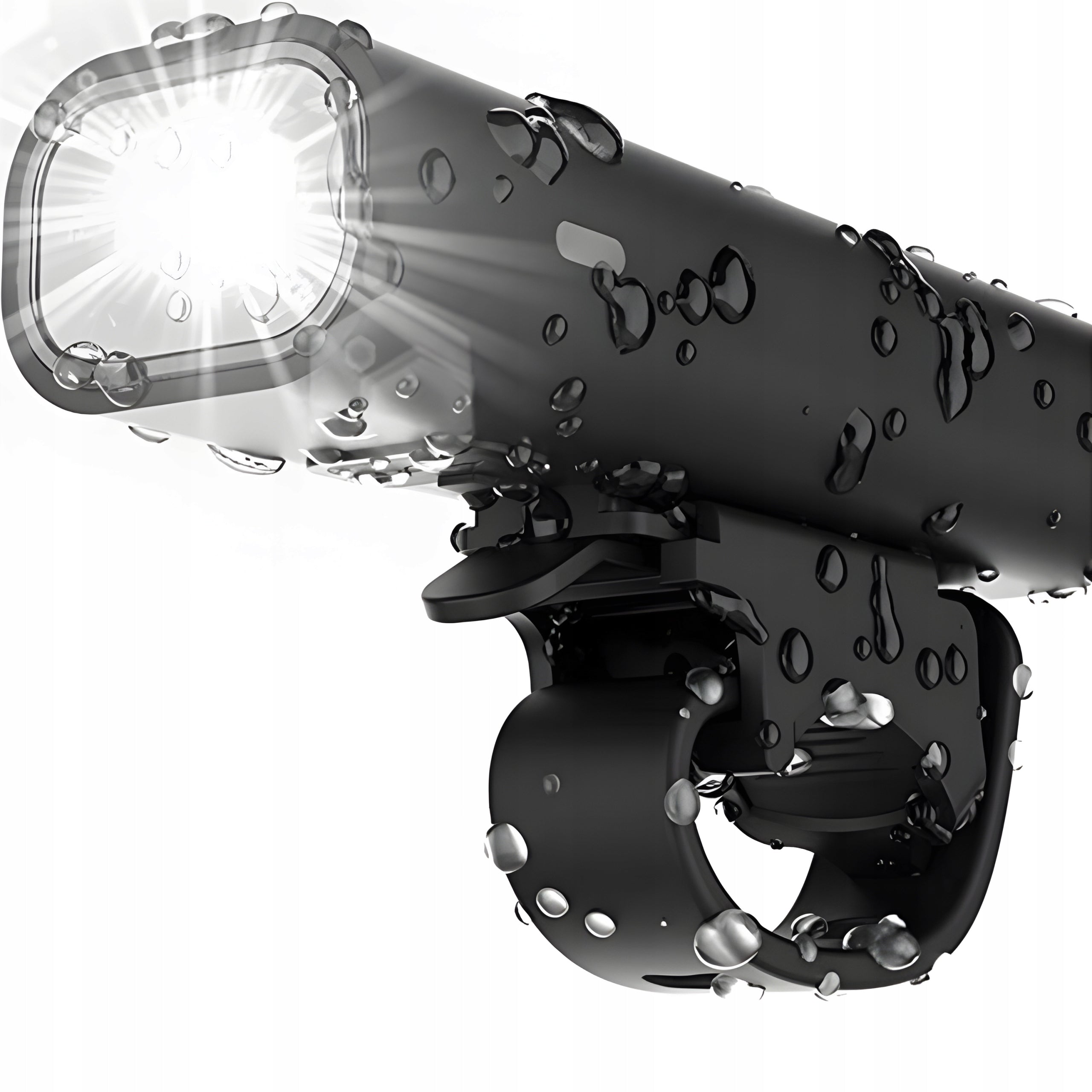 LED BICYCLE LIGHT FRONT + REAR TO USB POWERFUL LIGHTING 400LM 2000mAh Packaging status original