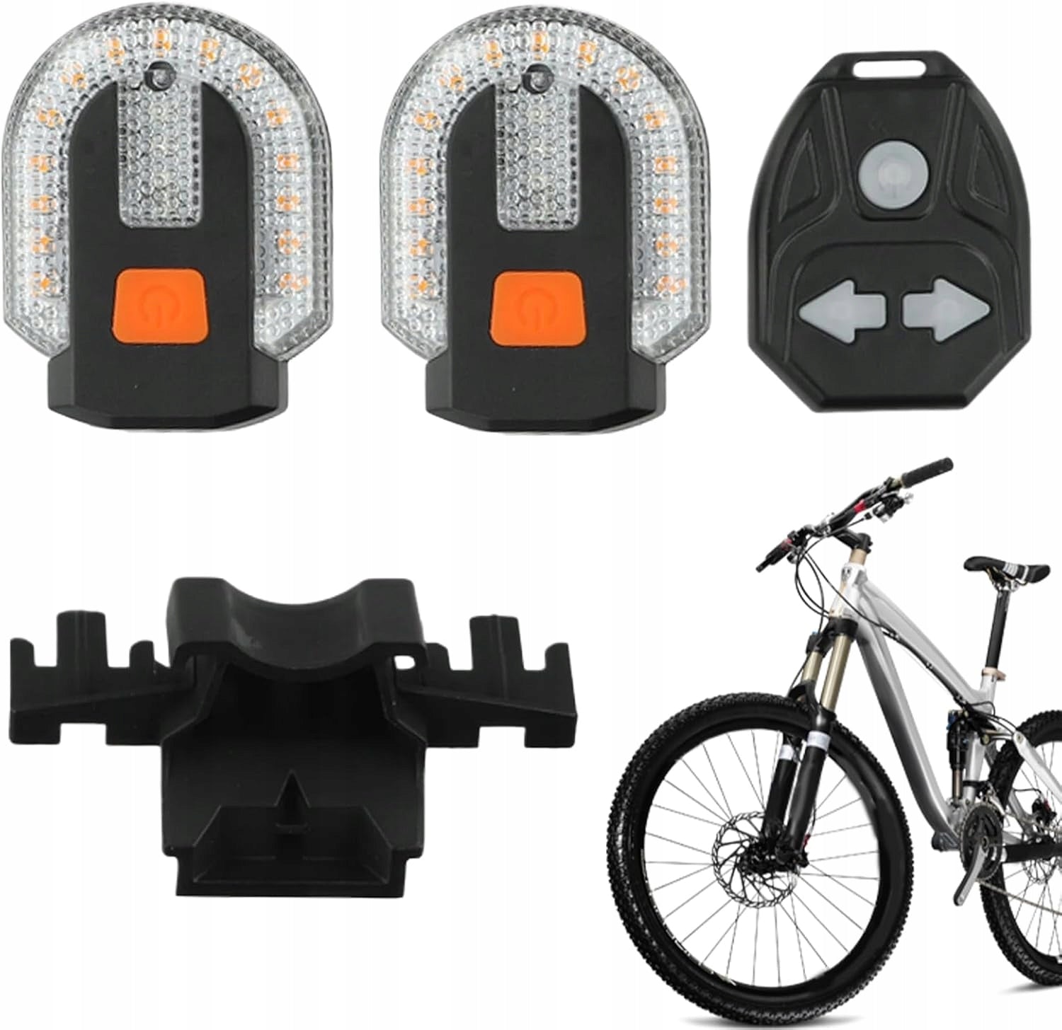 LED BICYCLE TURN SIGNALS FOR SCOOTER FOR BIKE LED USB+ REMOTE CONTROL