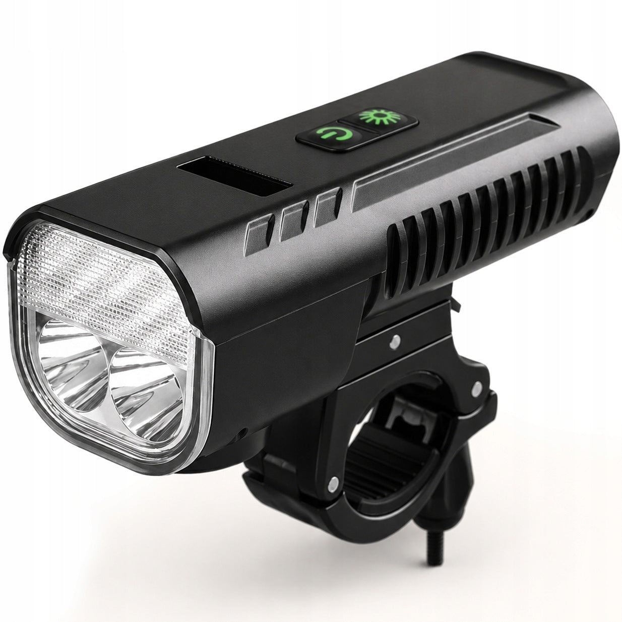 LED Bike Light 1000lm With Horn 100 dB, USB-C Powerbank + Rear Manufacturer code 012