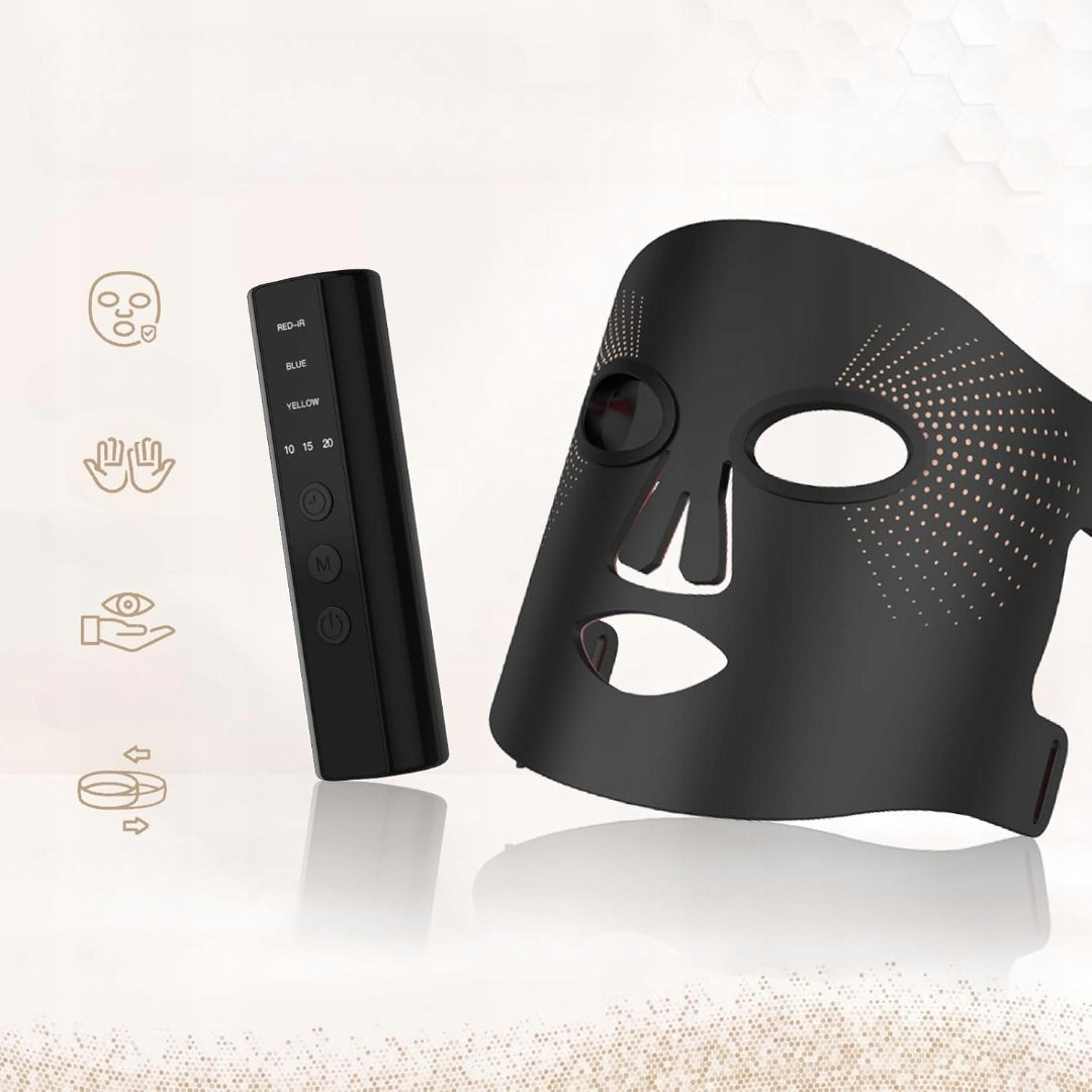 LED FACE MASK 3 COLORS LIGHT THERAPY SKIN CARE REJUVENATION Brand no brand