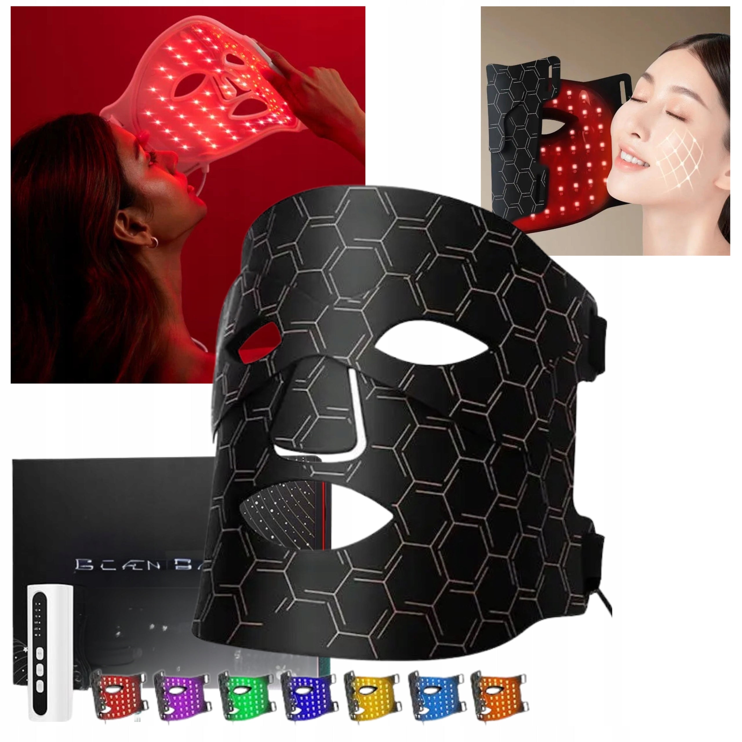 LED FACE MASK FONT THERAPY FOR FACE LIGHT CARE PRO 7