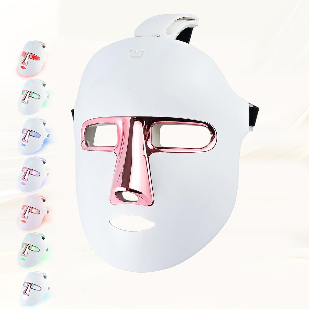 LED FACE MASK WITH 7 LIGHT COLORS AND ANTI-AGING FUNCTION Power supply rechargeable battery