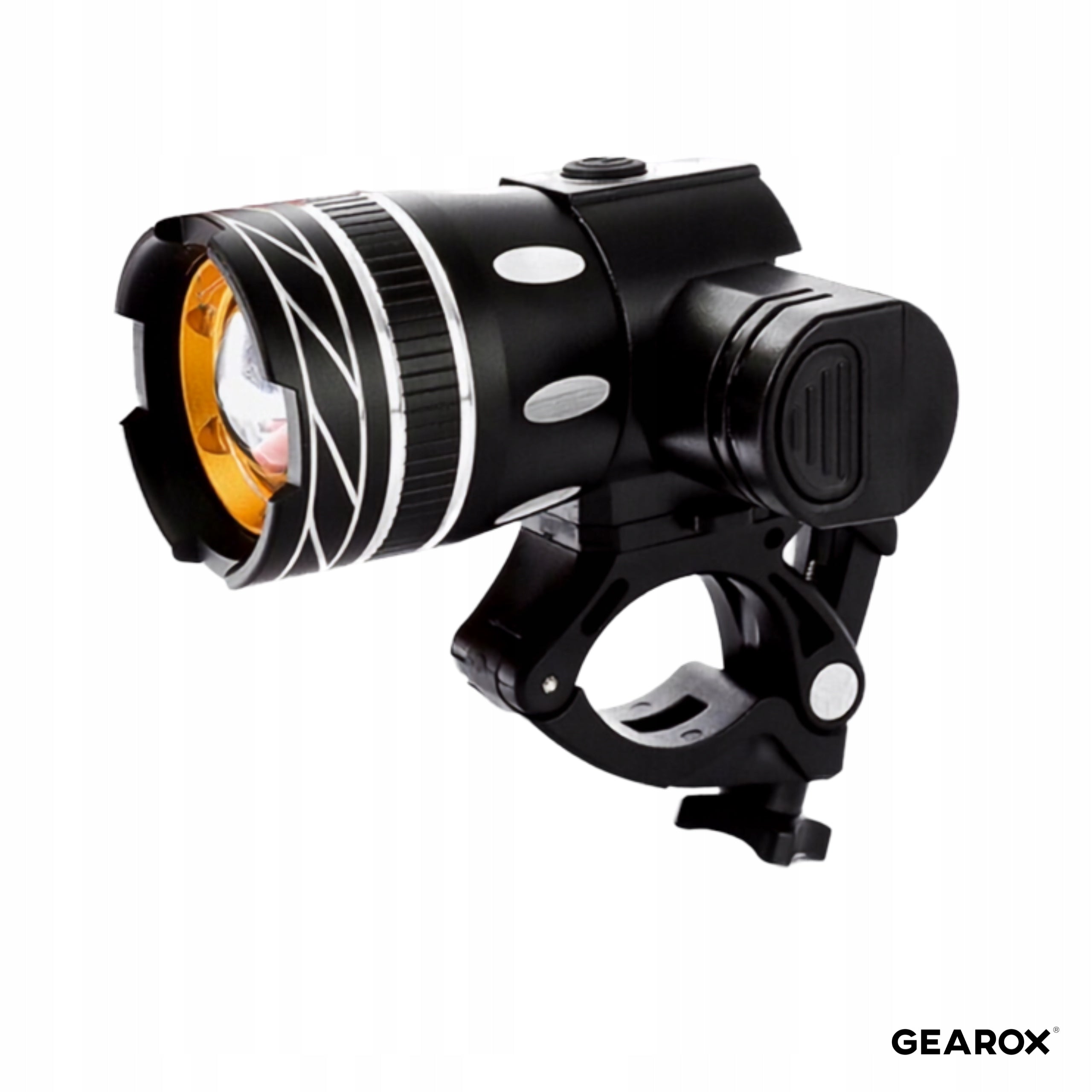 LED FLASHLIGHT USB BICYCLE STRONG WATERPROOF XML-T6 CREE Packaging status original