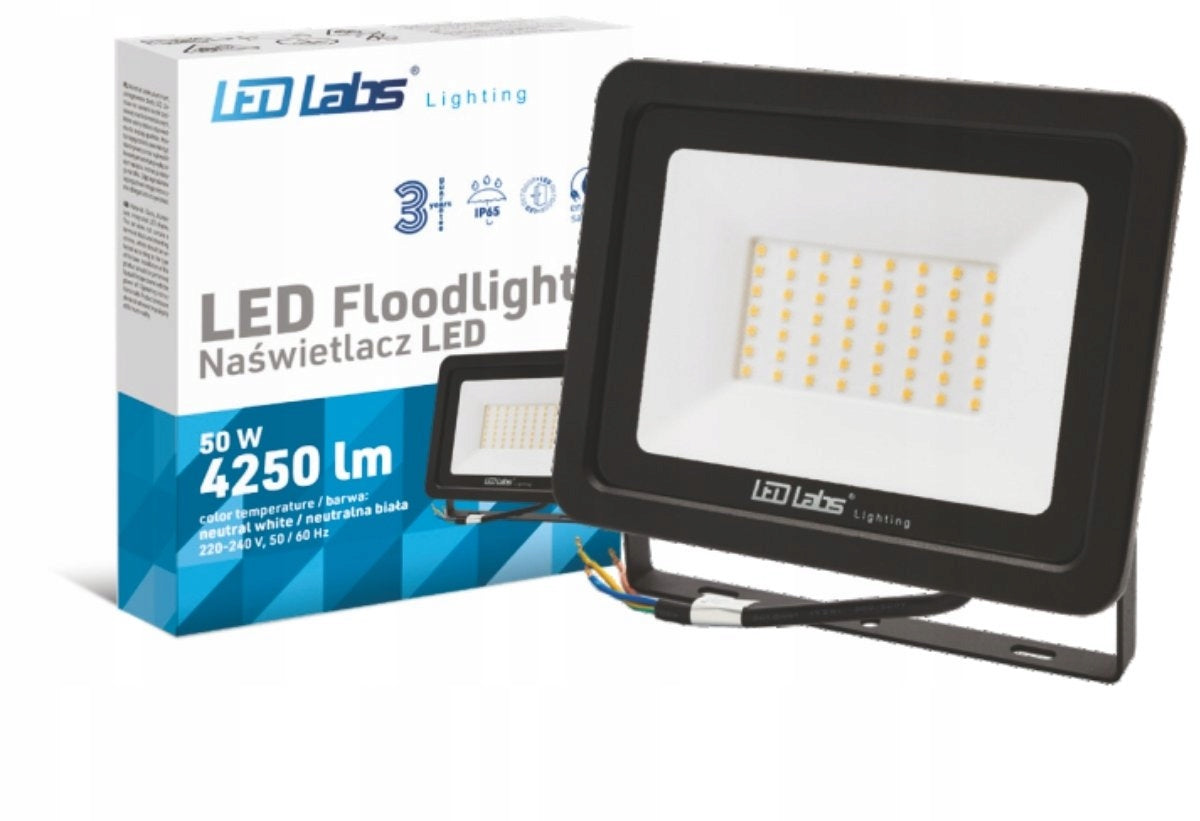 LED FLOODLIGHT SLIM 50W 4000K IP65 4250 LM