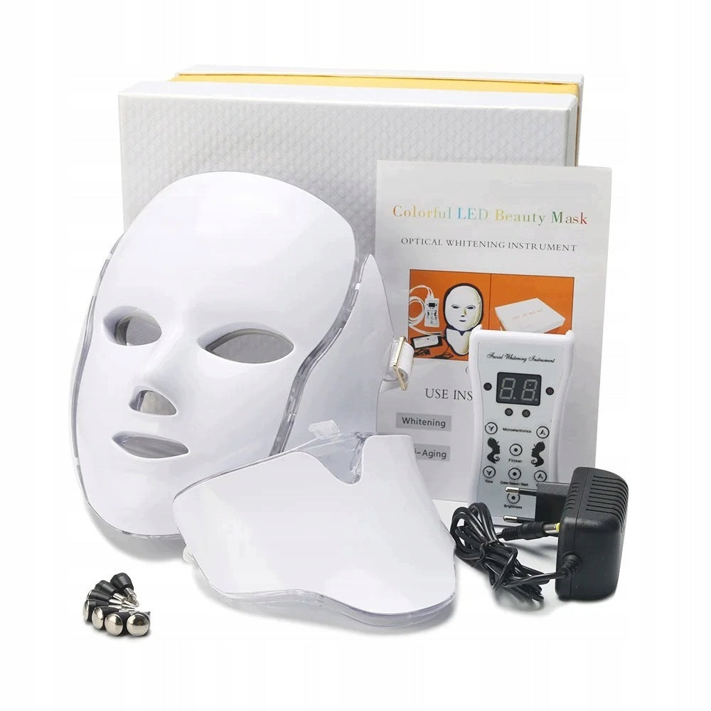 LED Face Mask 7 Colors Light Therapy Skin Rejuvenation PHOTONOWA