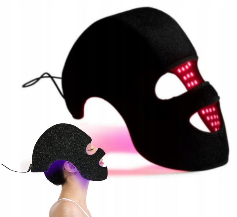 LED Face Mask And Cap Red Light Therapy 660nm 850nm Wellness