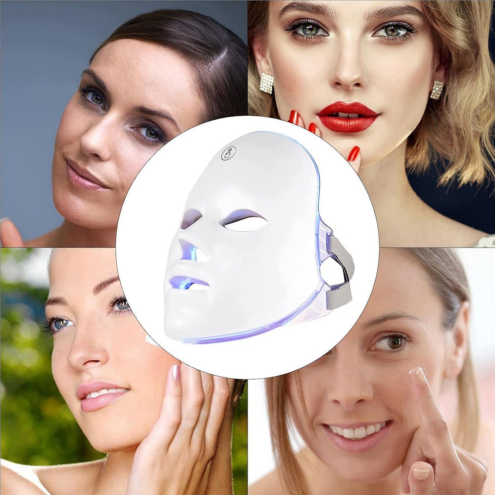 LED Face Mask Photon Therapy Light 7 COLORS Wireless NEW EAN (GTIN) 6907043850514