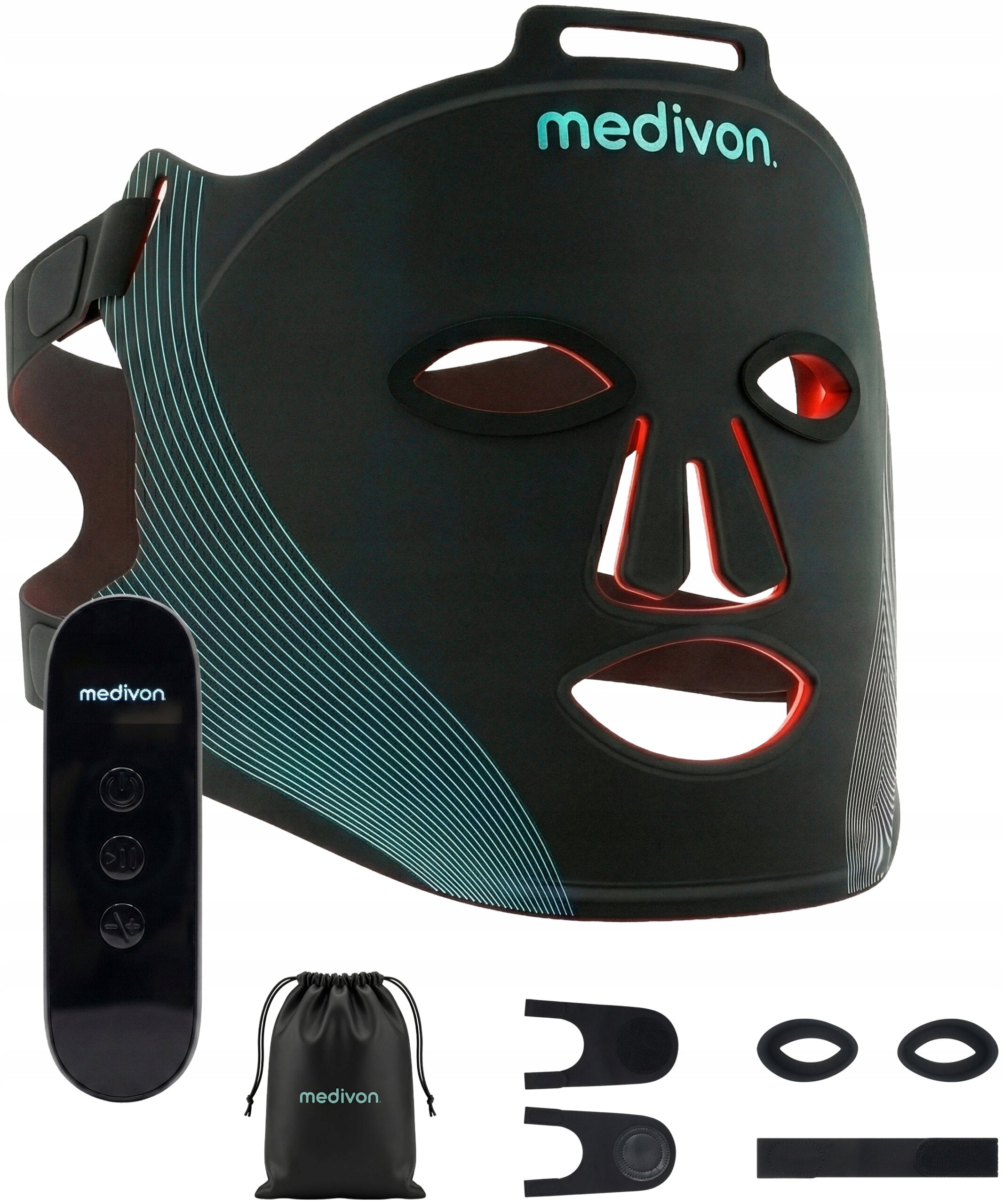 LED Face Mask Photon Therapy Light Cleansing Lifting MEDIVON LUMI