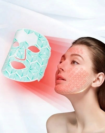 LED Face Mask, Photon Therapy, Medical, 8 Colors Packaging status original