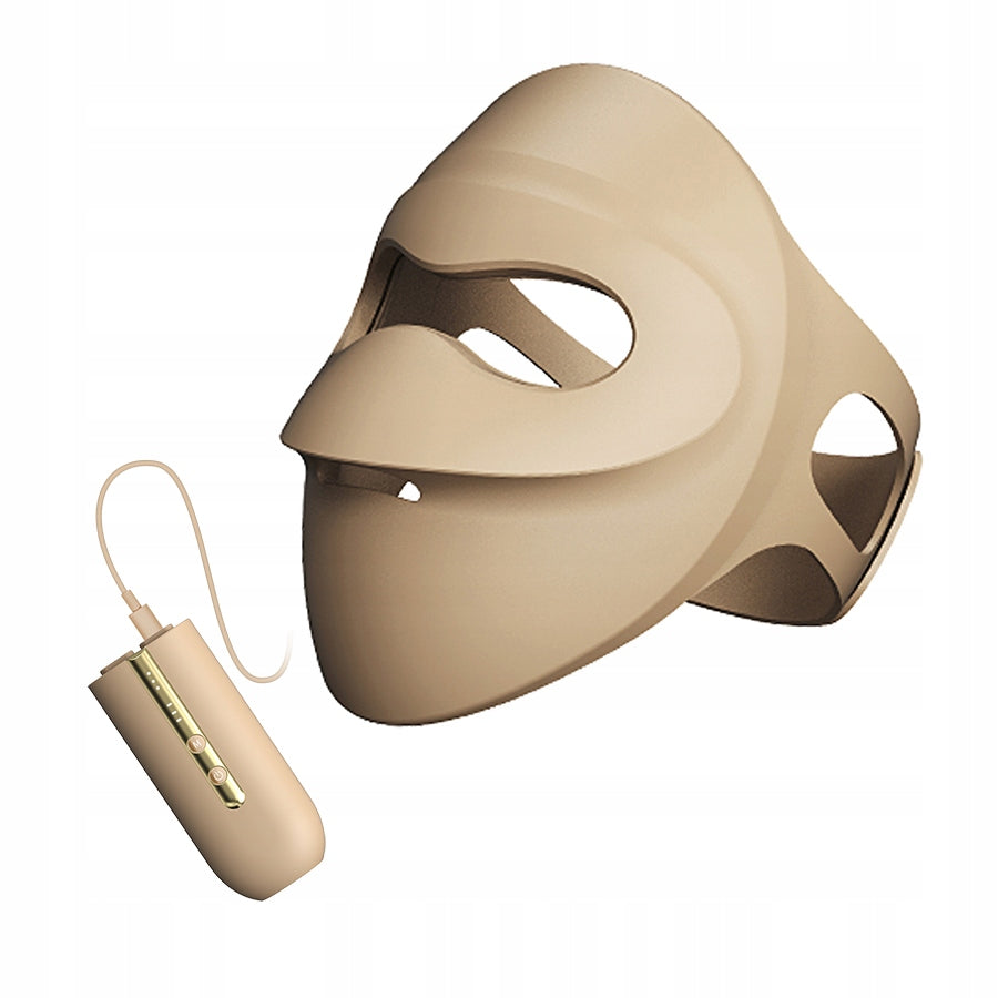LED Face Mask Red and Infrared Light Therapy 3 LED Colors.