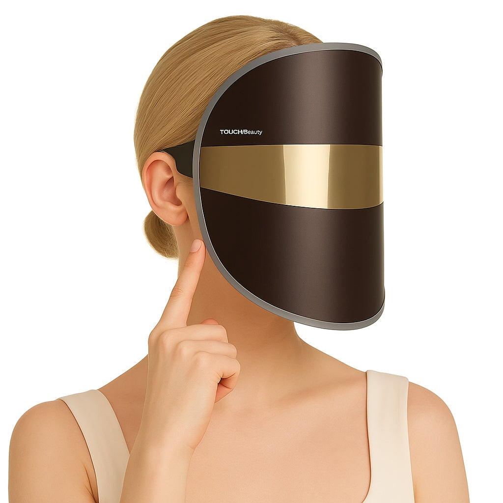 LED Face Mask With Light Modes Photon TouchBeauty Glam Rejuvenation Packaging status original