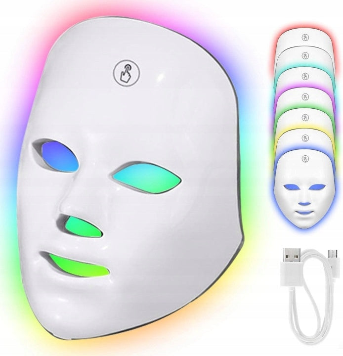 LED Face Mask for Photon Therapy Beautifying Light Therapy 7in1 Manufacturer code Maska led FOTONOWA 7