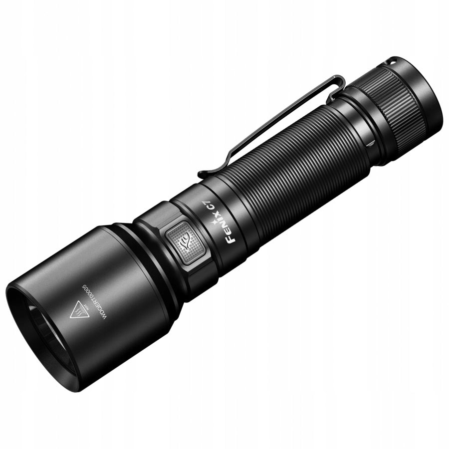 LED Flashlight Fenix C7 3000lm 470m USB-C + Rechargeable Battery + Accessories