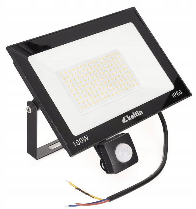 LED Floodlight 100W Motion Sensor 6500K IP65 Halogen Outdoor KELTIN