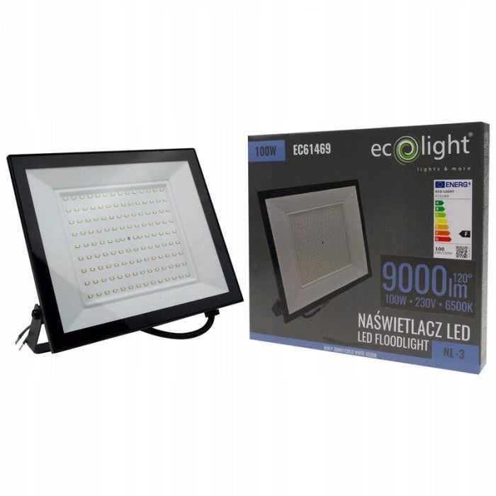 LED Floodlight Outdoor Hermetic Spotlight NL3 100W 6500K 9000lm IP65 EAN (GTIN) 5906555614691