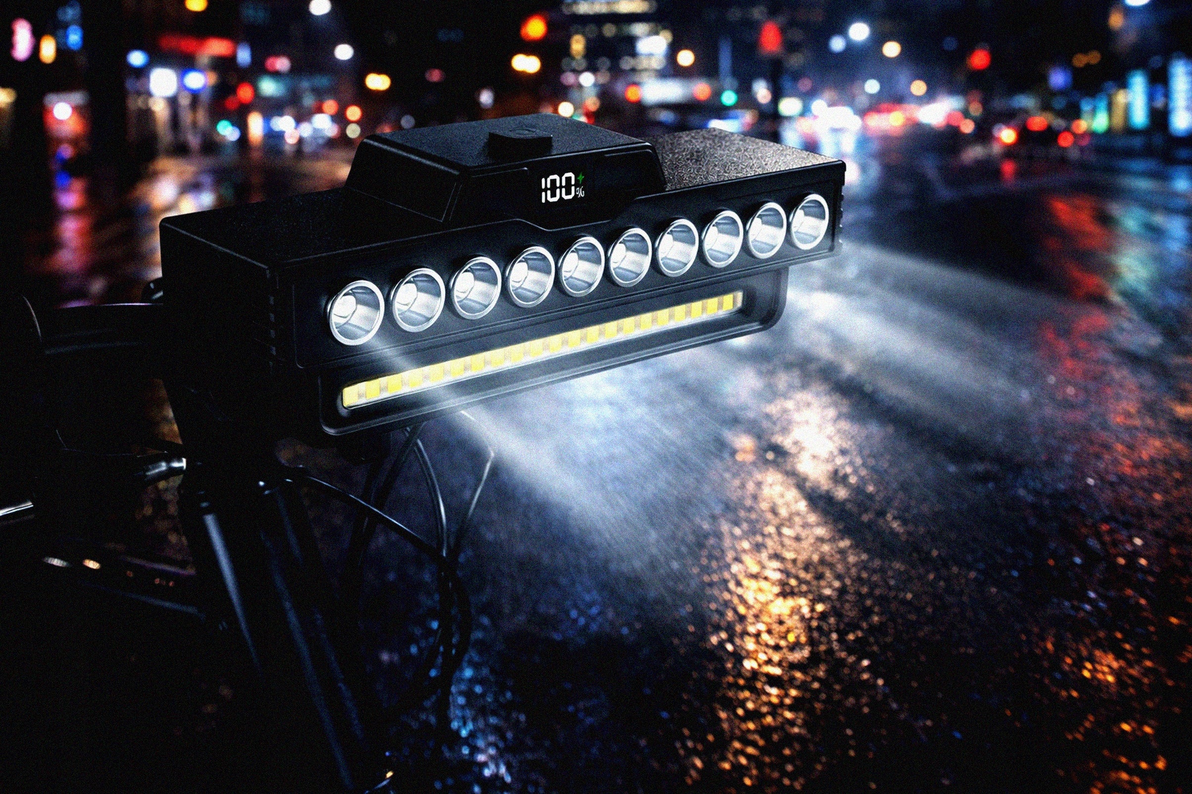 LED Front Bicycle Light For Bike Front 7 Modes USB C Strong Light Brand Gotel