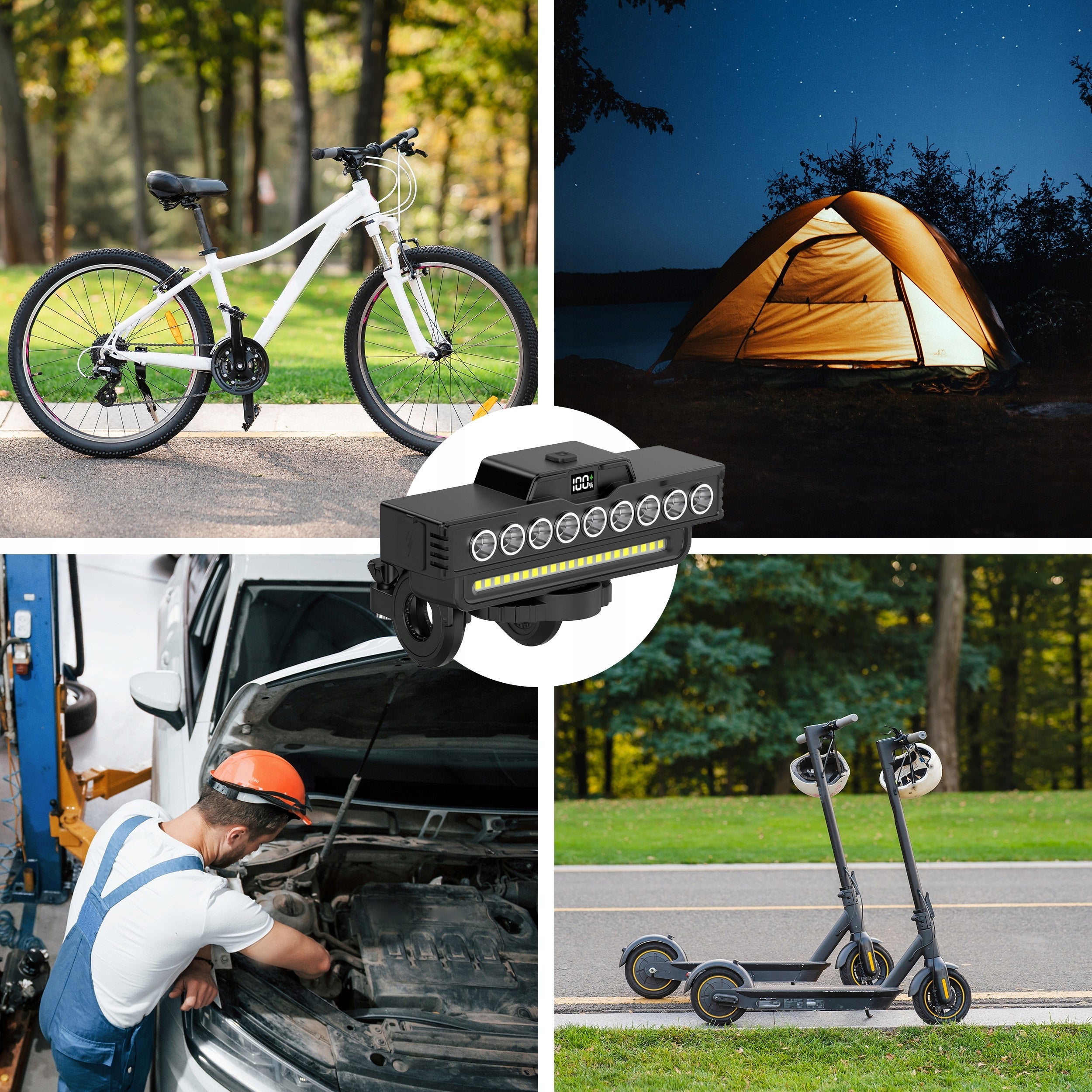 LED Front Bicycle Light For Bike Front 7 Modes USB C Strong Light Packaging status original