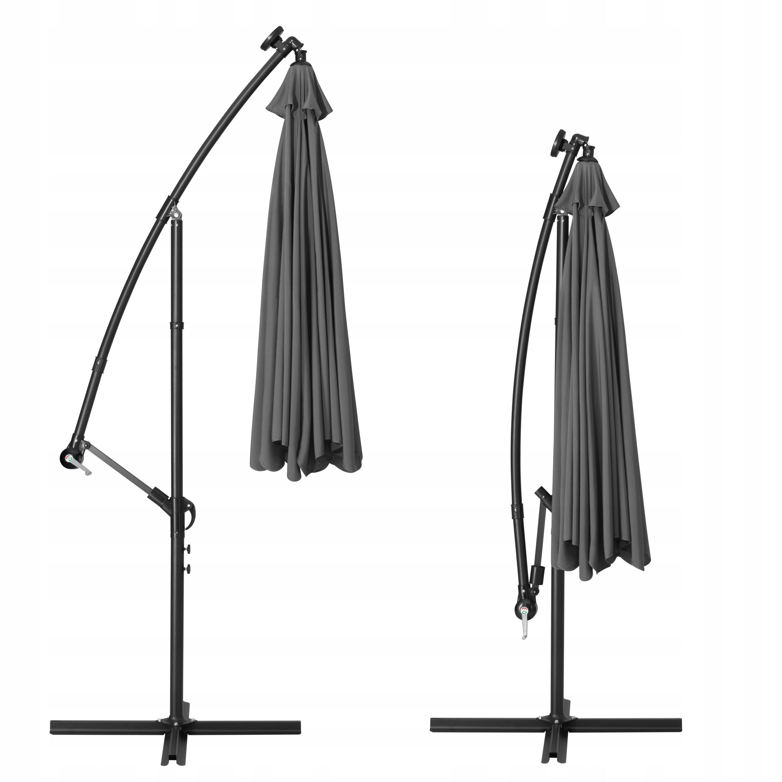 LED GARDEN UMBRELLA LARGE FOLDING SOLID WITH BOOM SOLAR LIGHTS Manufacturer code DUŻY PARASOL NA SŁOŃCE LAMPY SOLARNE WEWNĄTRZ