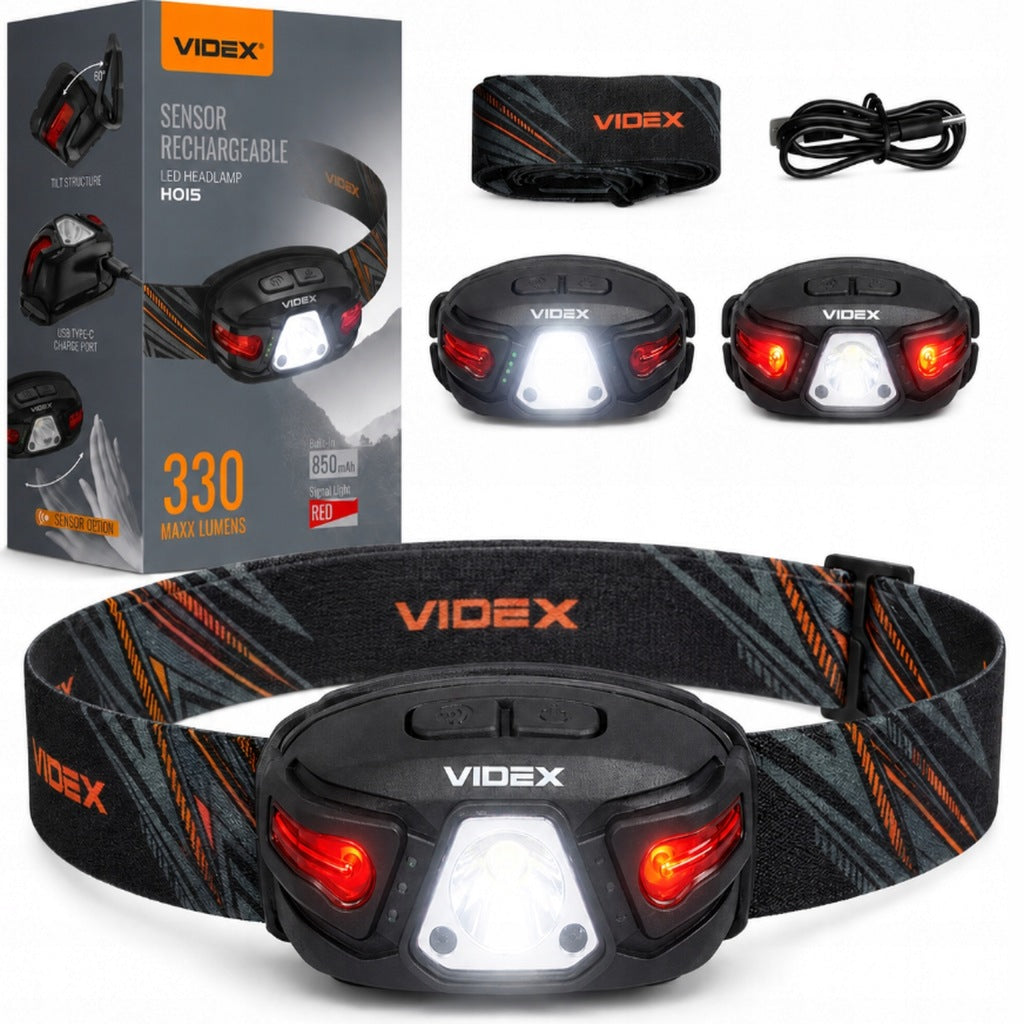 LED HEADLAMP CORDLESS MILITARY HEADLAMP STRONG WATERPROOF IP67 Manufacturer code VIDLAT0005