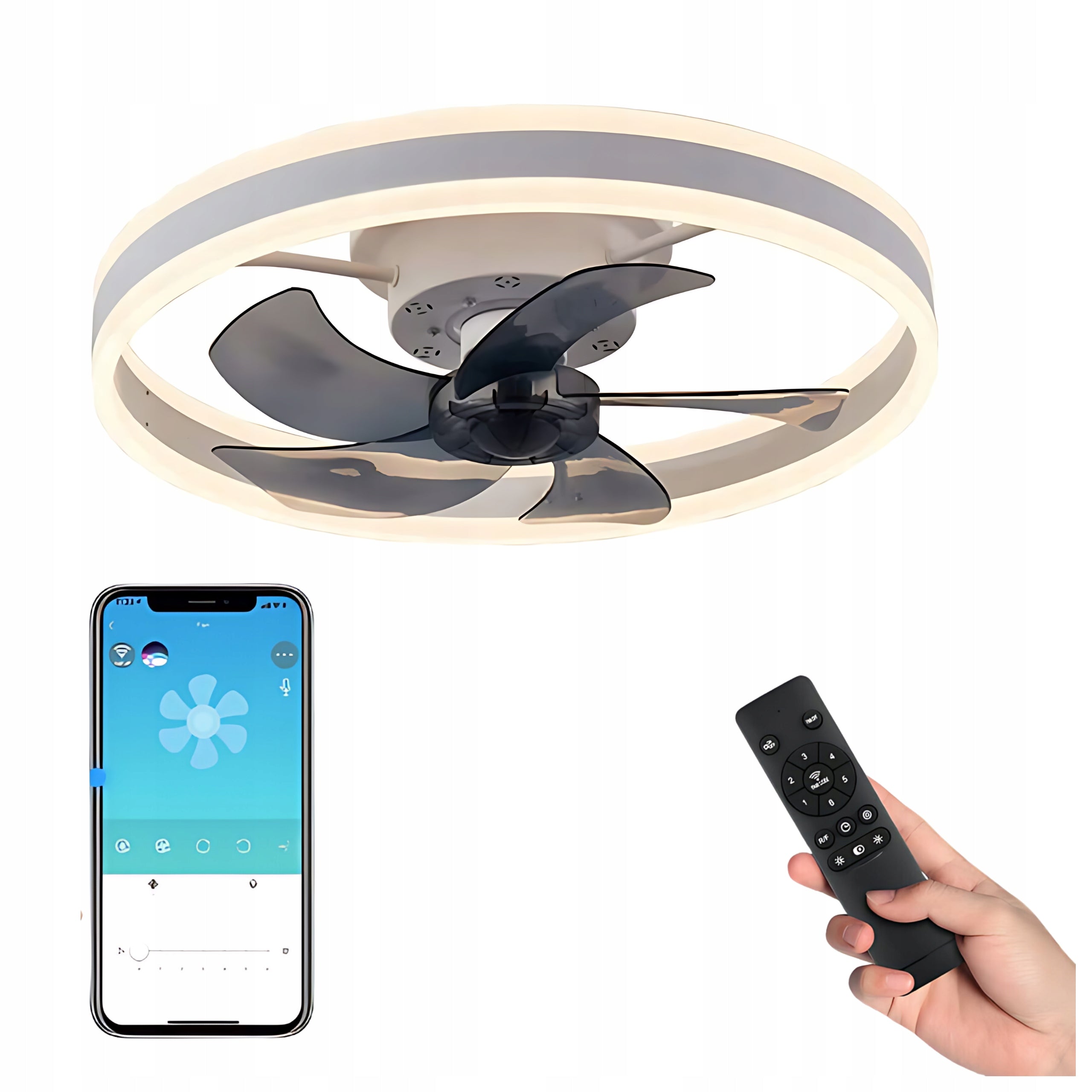 LED LAMP CEILING FAN CHANDELIER AIR CONDITIONING SMART REMOTE