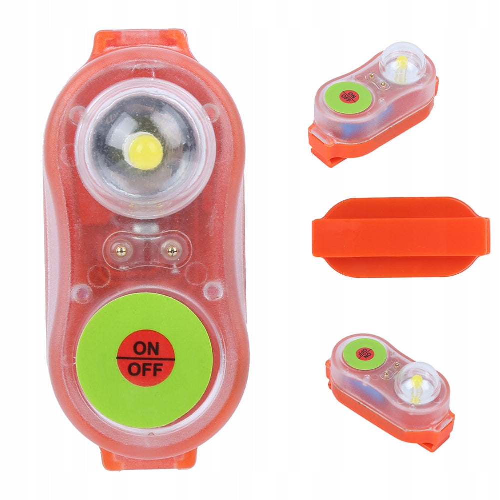 LED LITHIUM LIFE JACKET LIGHT FOR VESTS - ORANGE Packaging status original