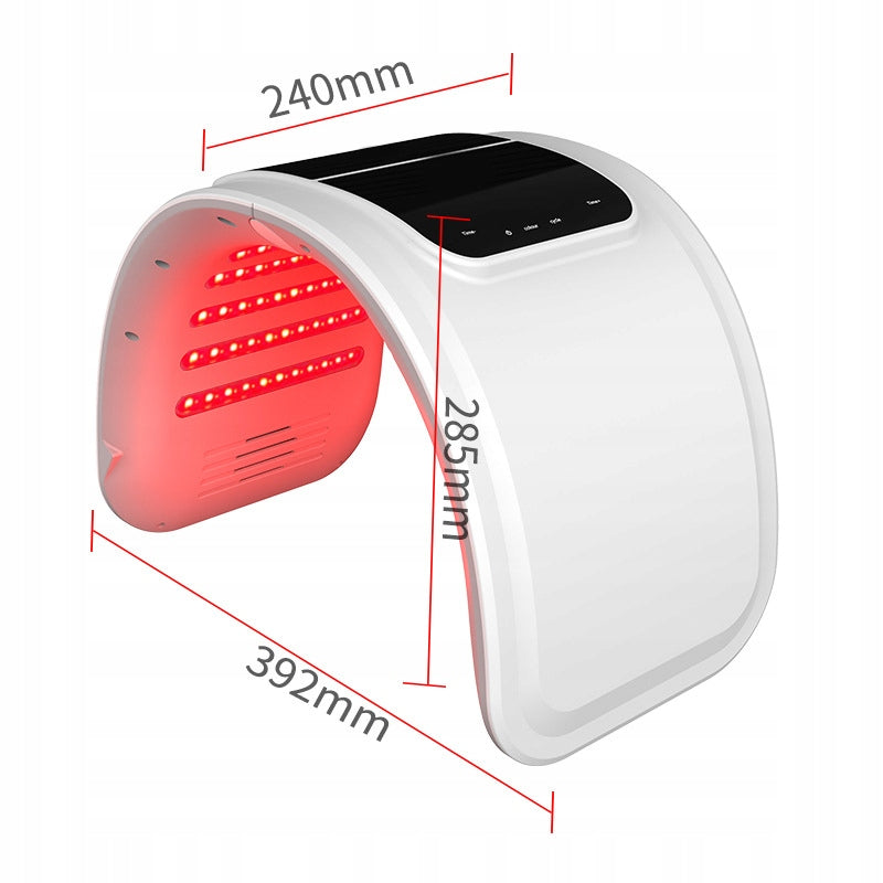 LED MASK 7 COLORS FOR FACE NECK BEAUTIFYING LIFTING QSKY Customs tariff code 90189084