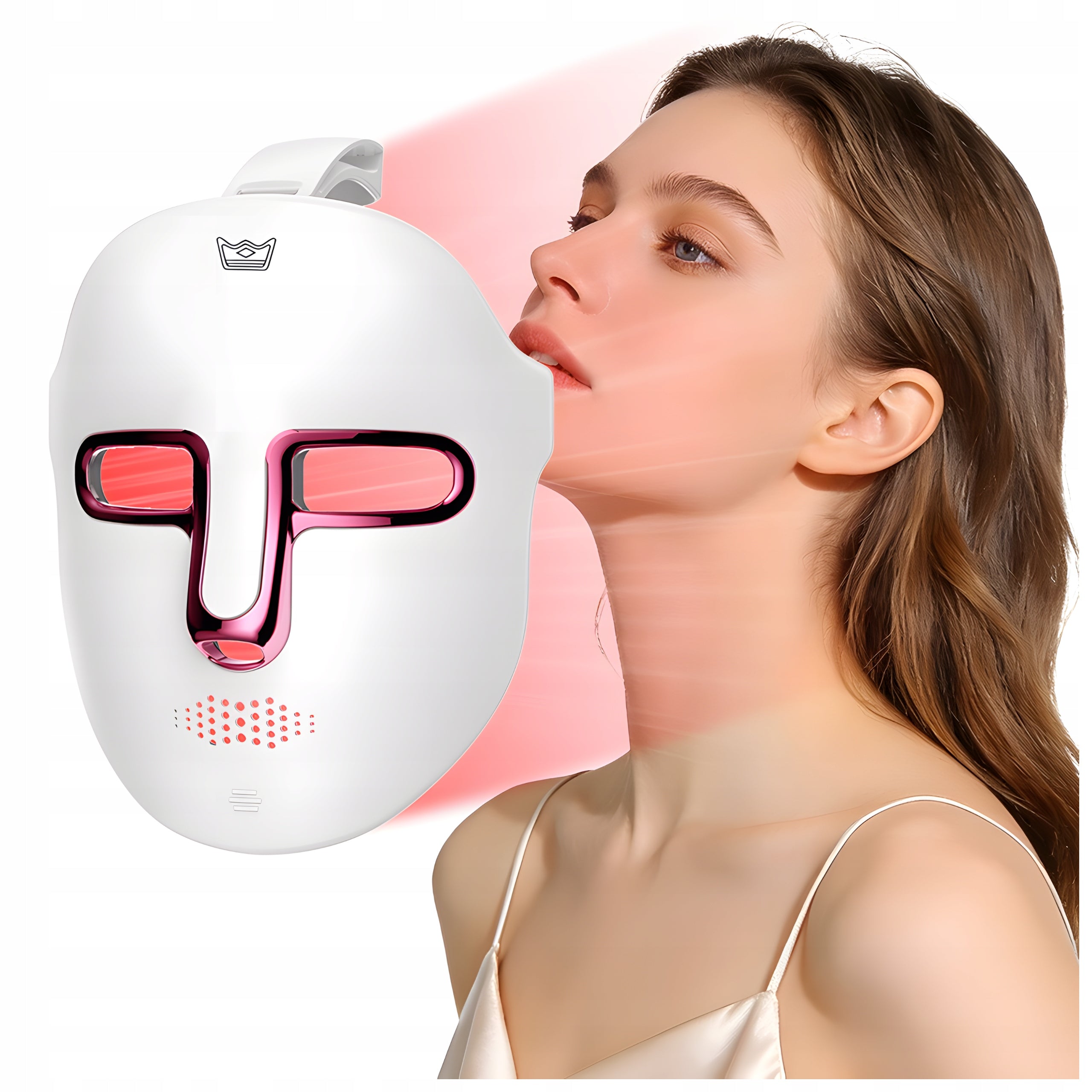 LED MASK FOR RED LIGHT THERAPY SUPPORTING LED TISSUE RGENERATION