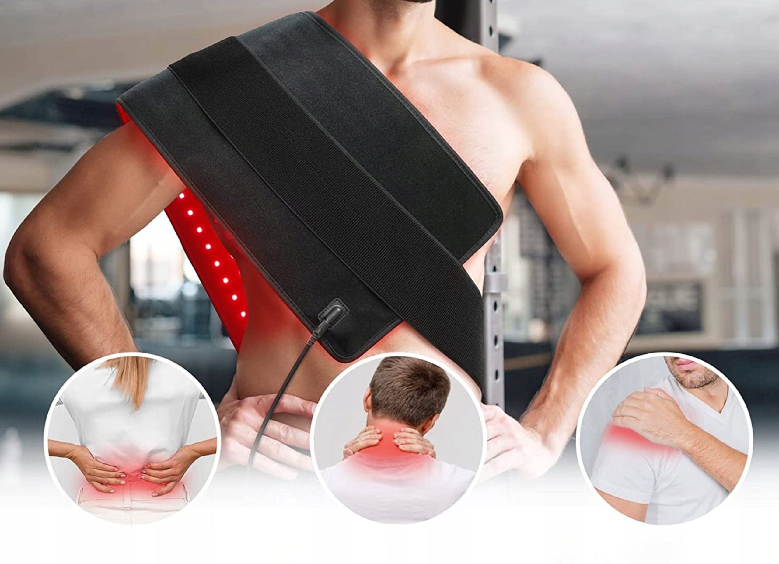 LED MAT FOR COSMETIC TREATMENTS RED AND INFRARED LIGHT 360 DIODES Model MATA NA PODCZERWIEŃ FOTOTERAPIA ŚWIATŁO CZERWONE