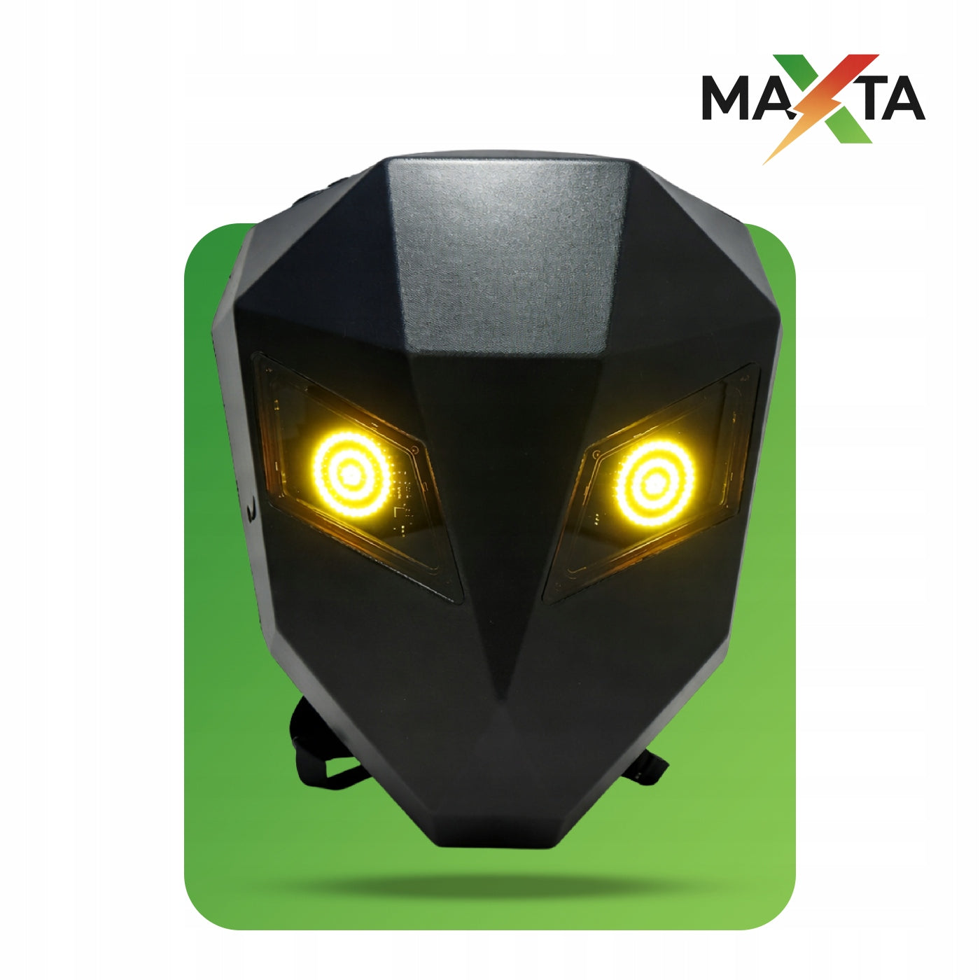 LED MOTORCYCLE BACKPACK WITH BLACK NIGHT EYE DISPLAY FOR G1 HELMET Manufacturer Maxta
