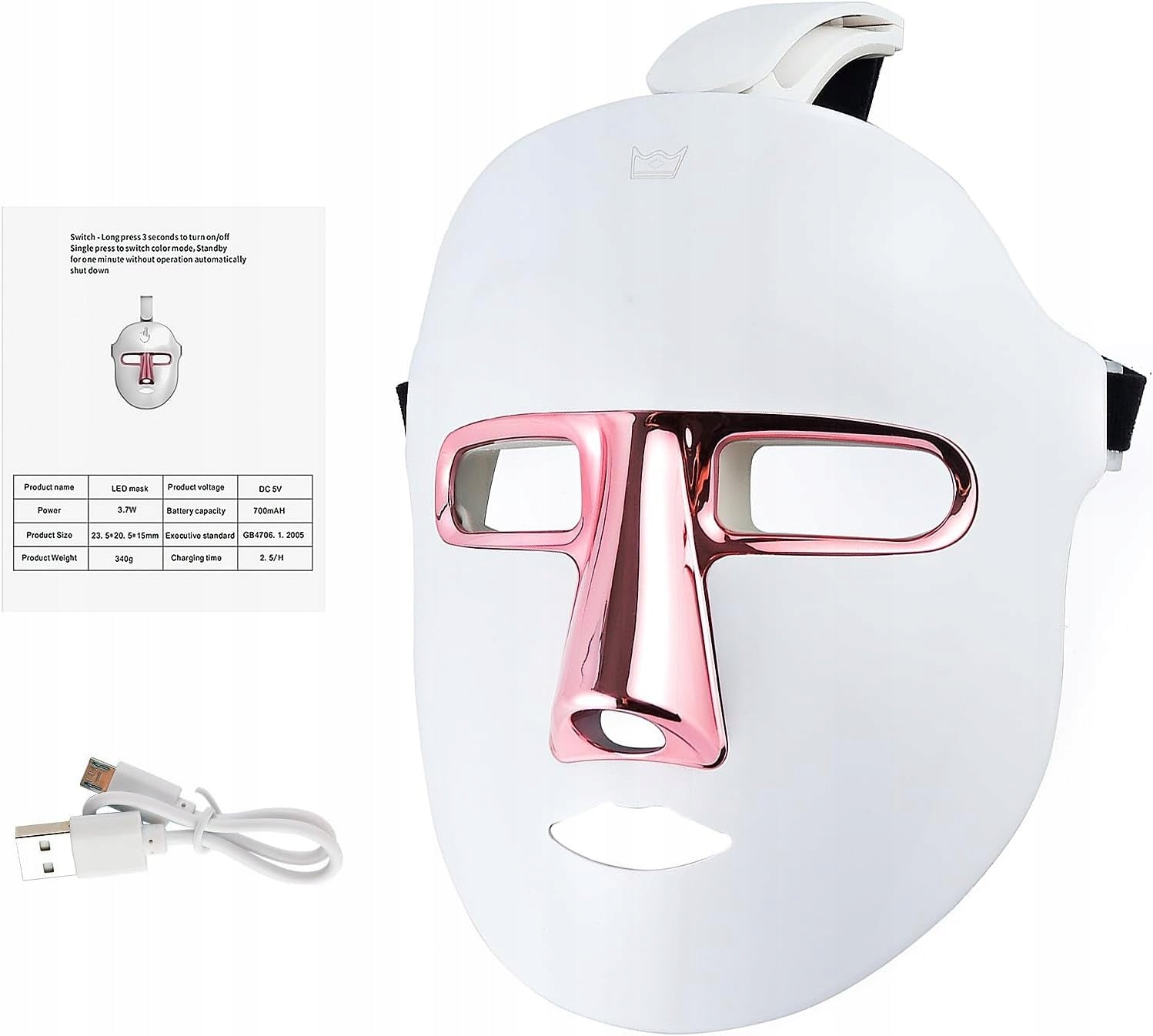 LED Mask Light Therapy 7 Colors Anti-Wrinkle SPA