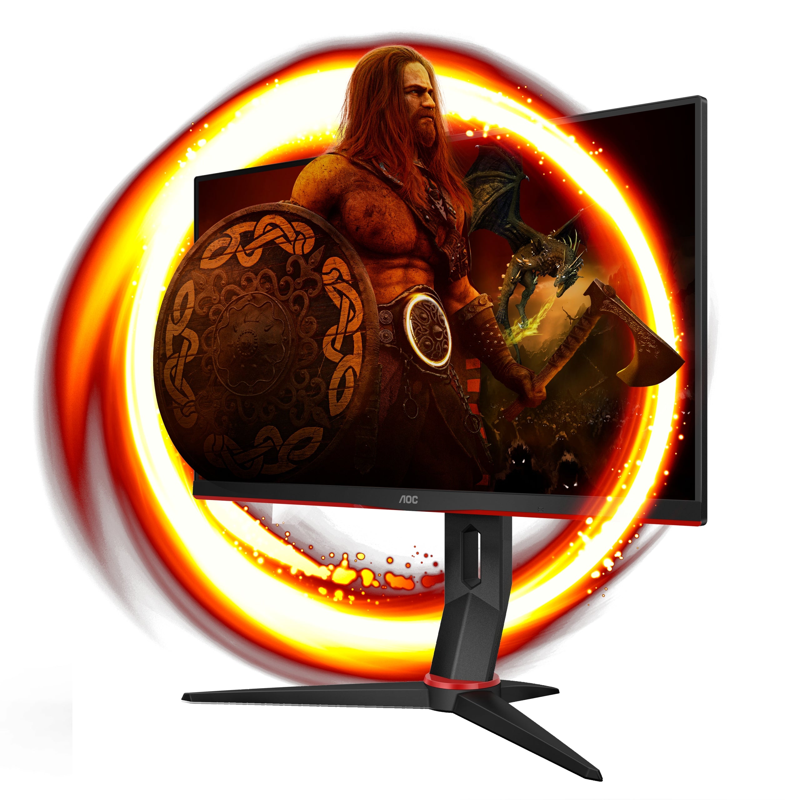 LED Monitor AOC 24G2SPU/BK 23,8" 1920 x 1080 px IPS / PLS Manufacturer code 24G2SPU/BK