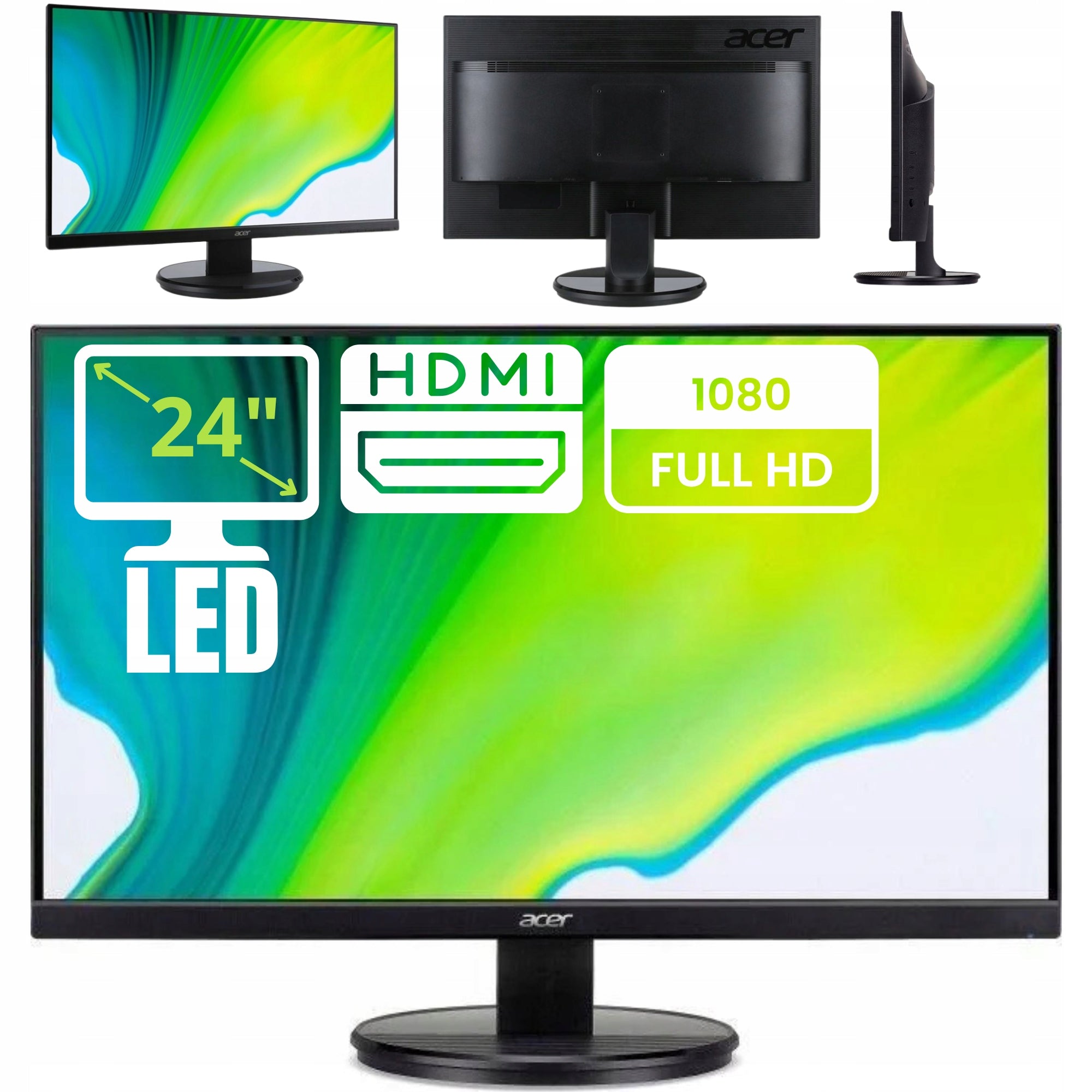 LED Monitor Acer KB242HYL 23,8" 1920 x 1080 px IPS / PLS