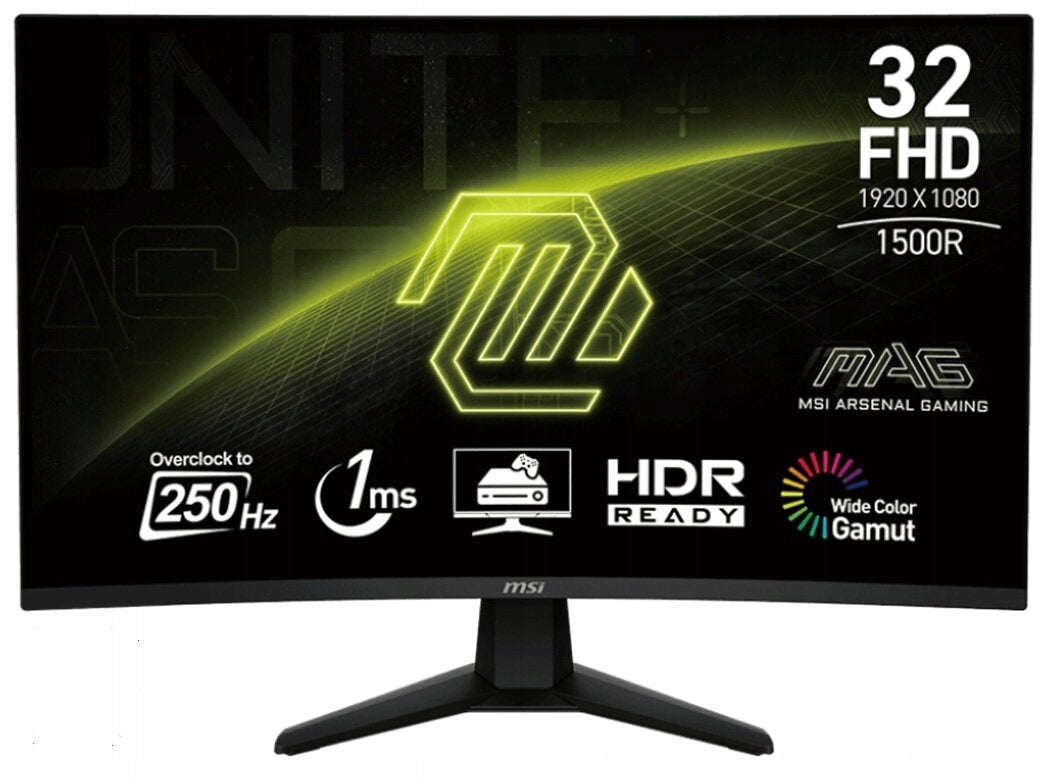 LED Monitor MSI MAG 32C6X 31,5" 1920 x 1080 px VA