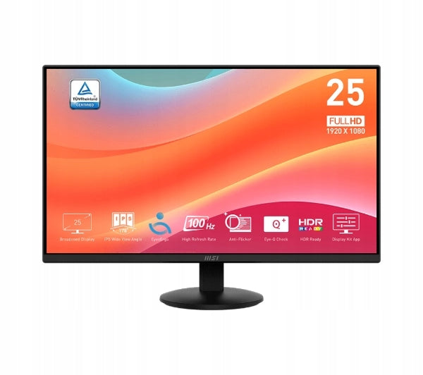 LED Monitor MSI PRO MP252L 24,5" 1920 x 1080 px IPS / PLS Packaging status original
