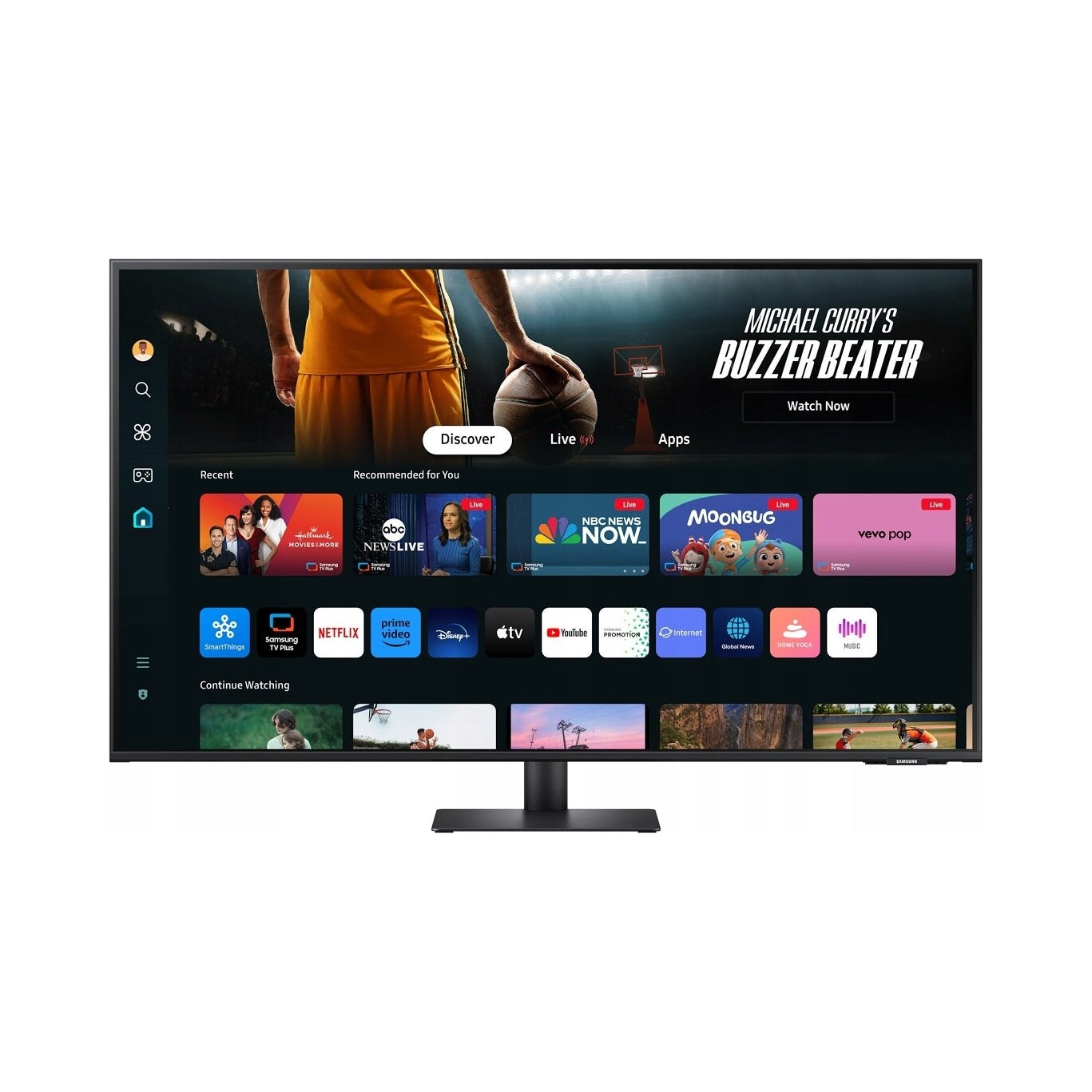 LED Monitor Samsung SMART M7 43 " 3840 x 2160 px VA