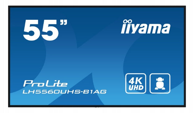 LED Monitor iiyama LH5560UHS-B2AG 54,6 " 3840 x 2160 px VA Manufacturer code LH5560UHS-B2AG