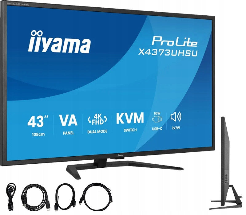 LED Monitor iiyama ProLite X4373UHSU-B2 42,5" 3840 x 2160 px VA