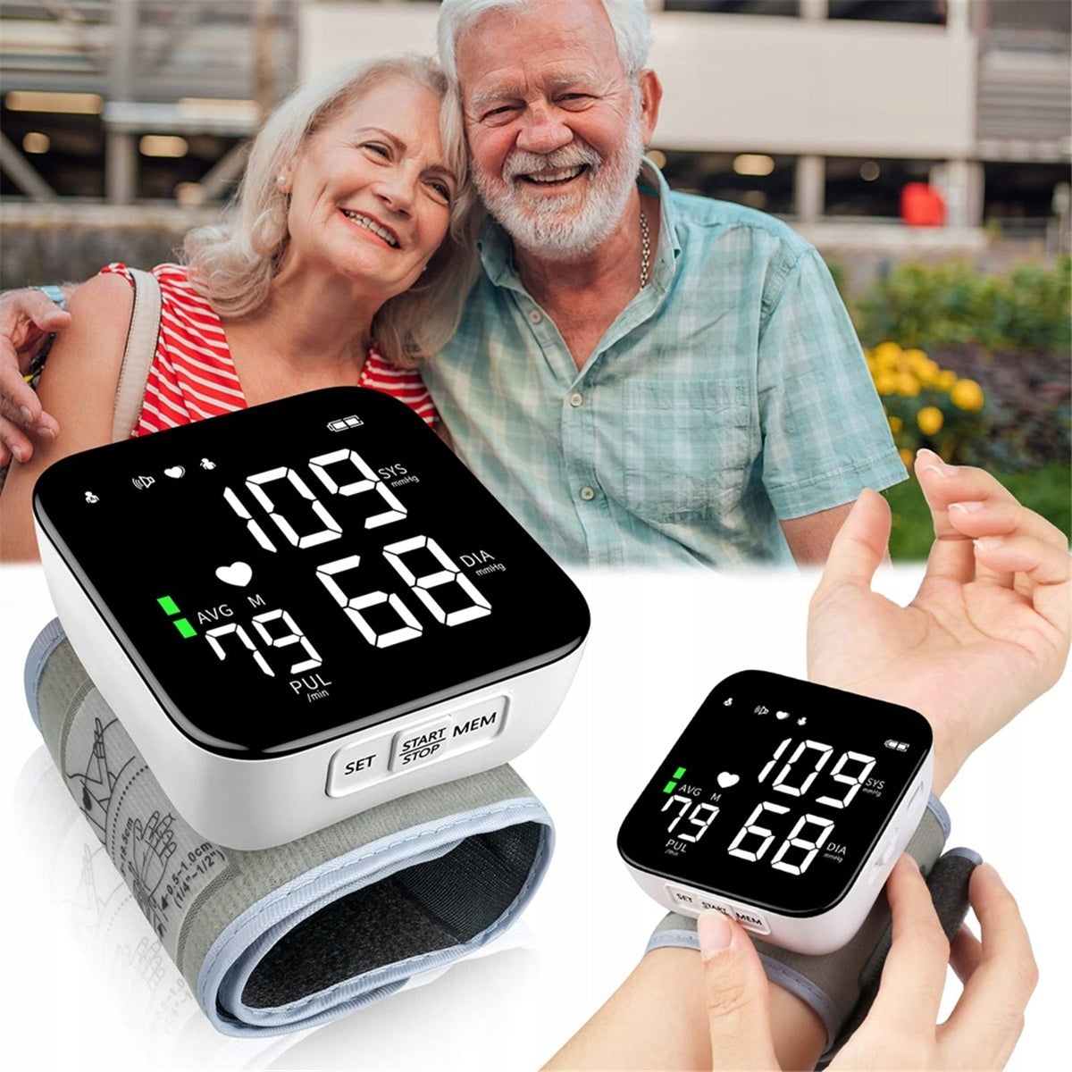 LED PRESSURE MONITOR WITH SINGLE-KEY OPERATION AND AUTOMATIC SHUTDOWN Medical device no