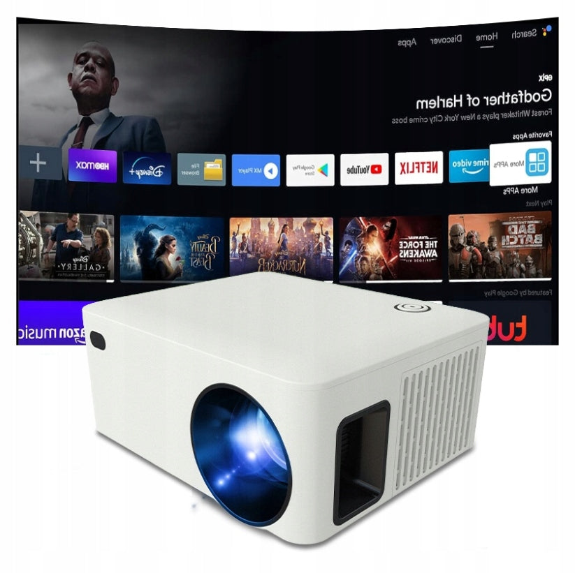 LED PROJECTOR ANDROID 10 WIFI 5GHZ BT 400 ANSI FULL HD READY 200